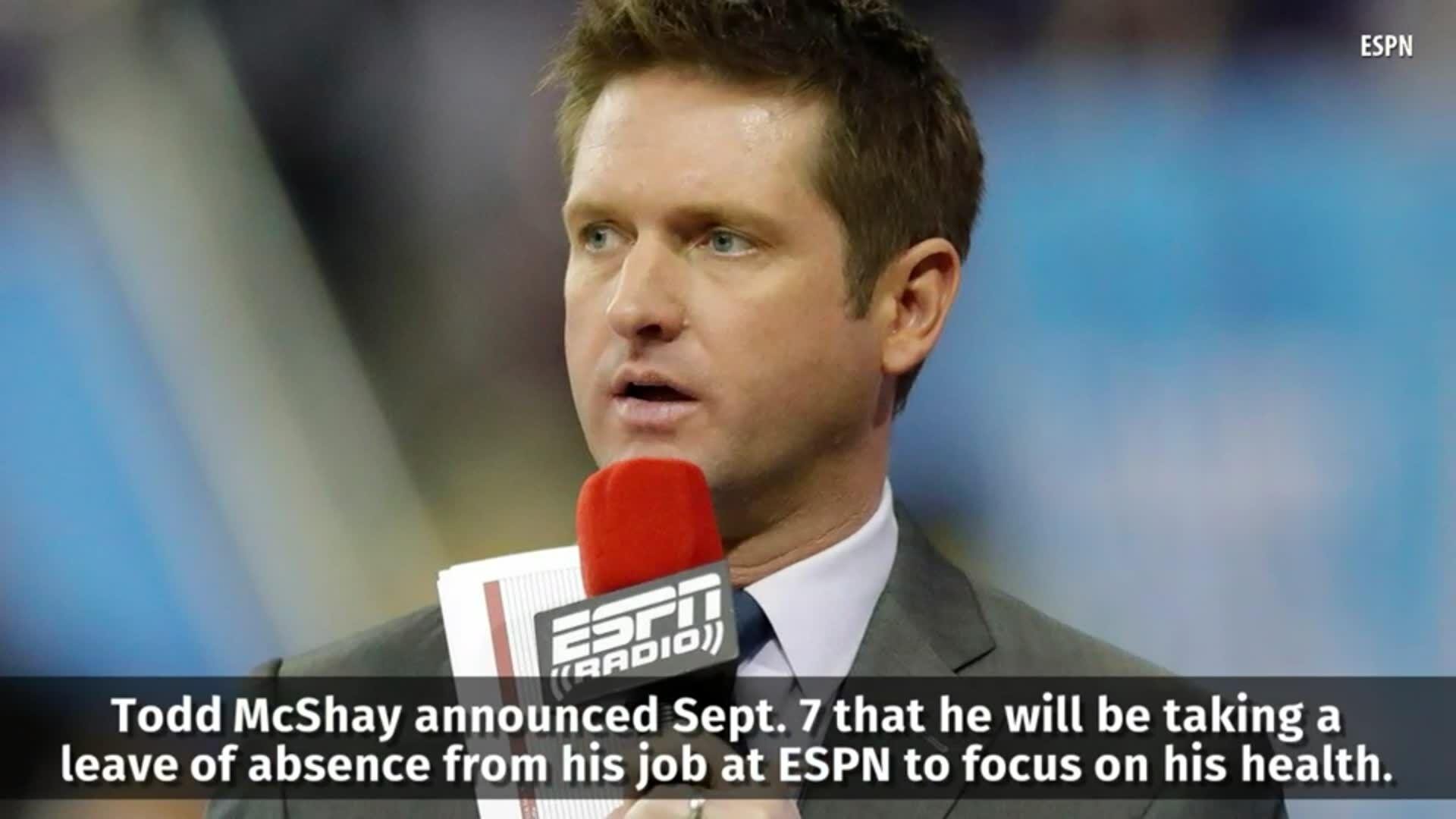 ESPN's Todd McShay to temporarily step away from job to focus on