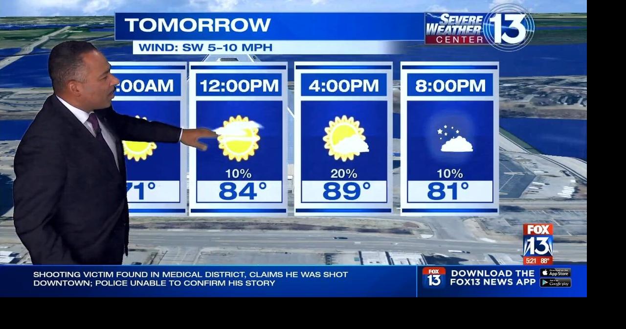 WATCH: Warm days ahead, with slight chance for rain approaching weekend ...