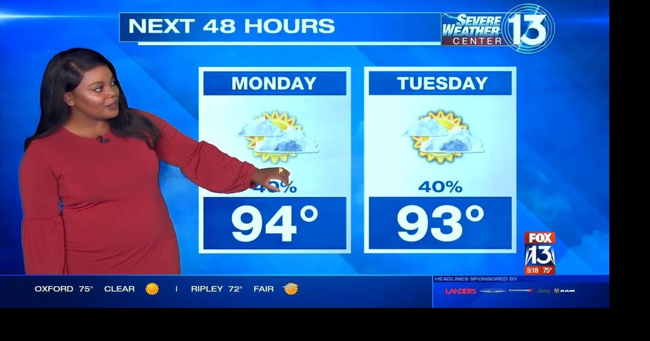 WATCH: Mostly sunny with slightly lower temperatures on Monday | News ...