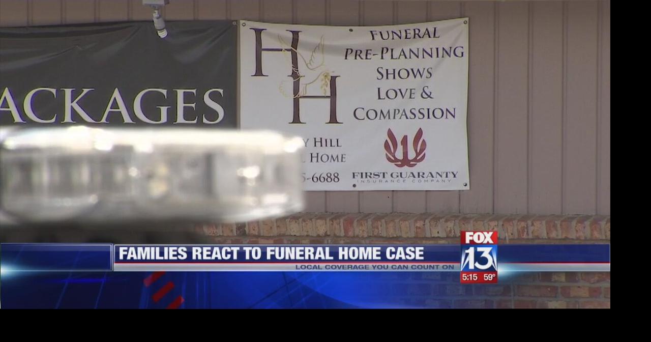 Family and friends react to shocking discovery at local funeral home