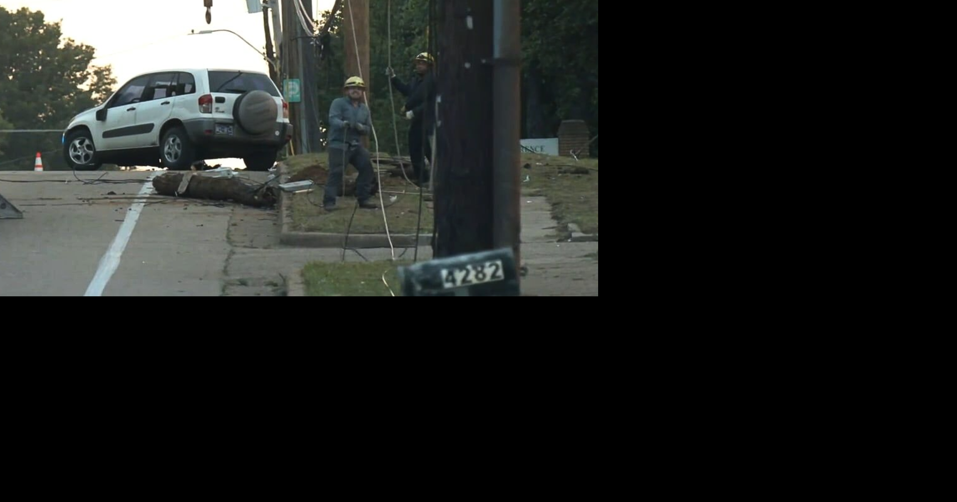 Crash knocks down utility pole in Whitehaven, leading to power outage ...