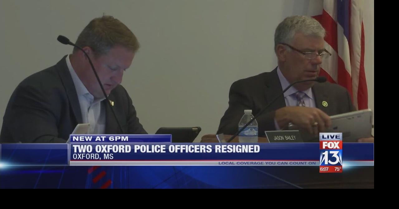 Board of Aldermen approves resignations of 2 officers following