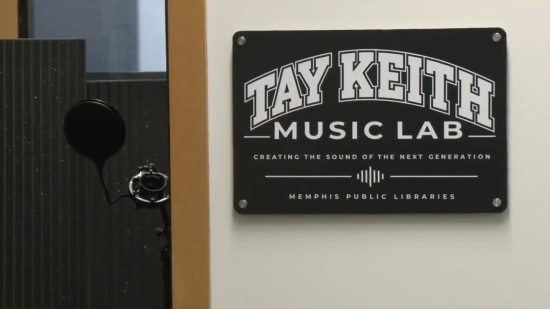 WATCH: Memphis Public Libraries dedicates music lab in honor of Tay Keith