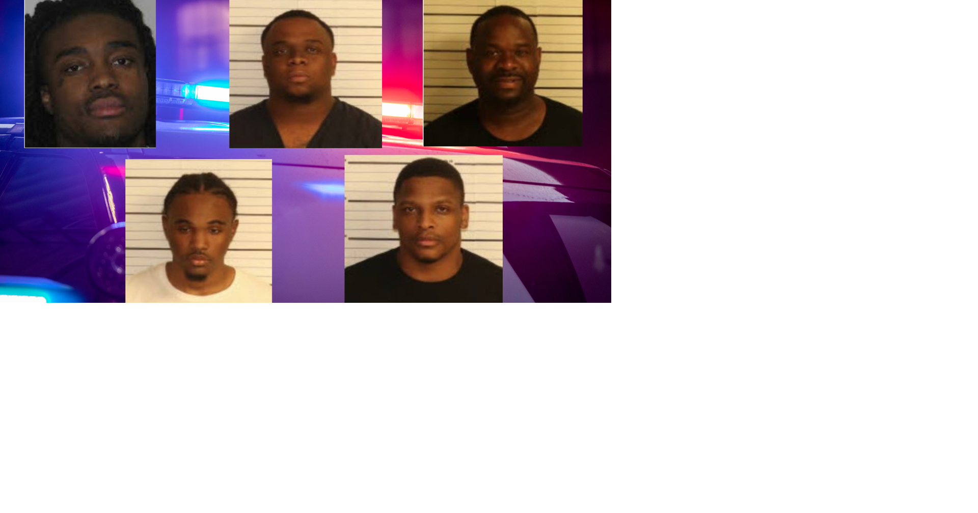 5 men facing multiple charges after boxcar burglary in South Memphis ...