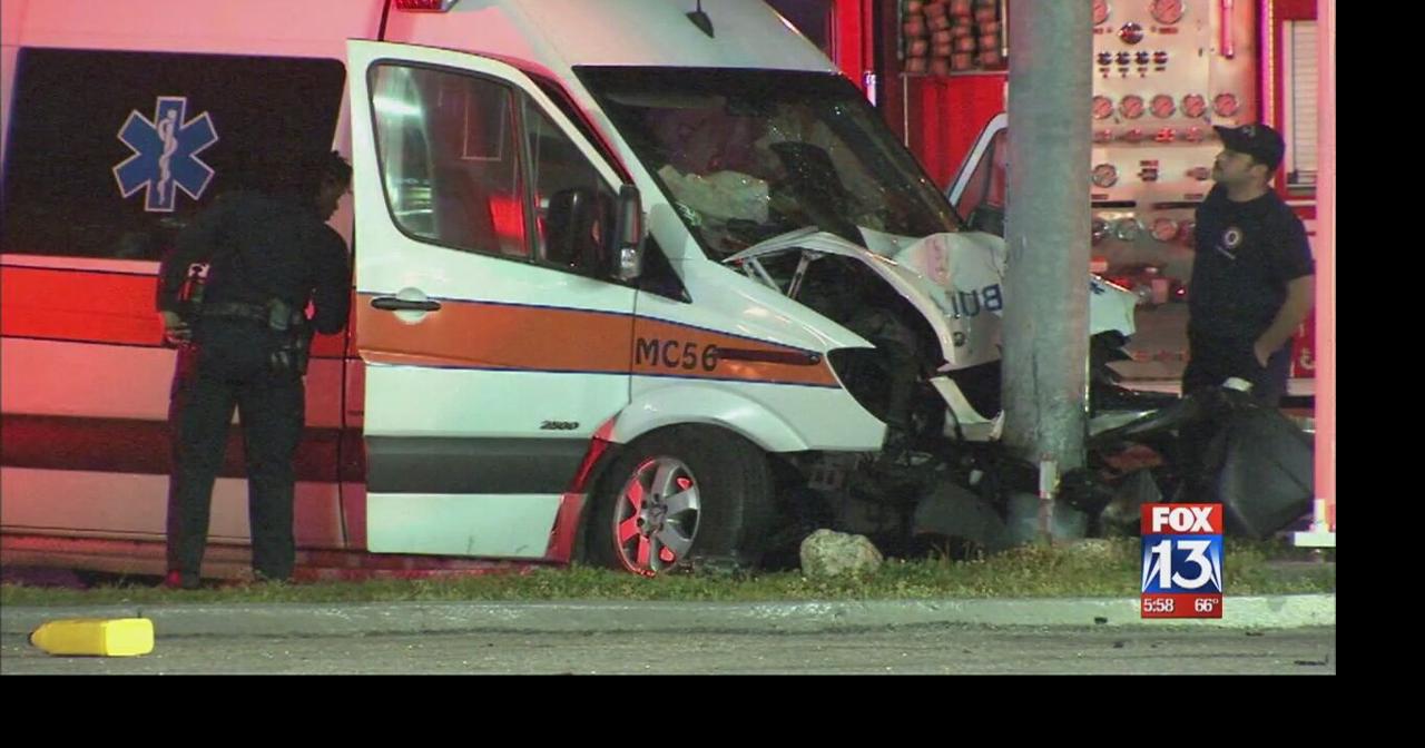 3 rushed to the hospital following crash involving ambulance | News ...