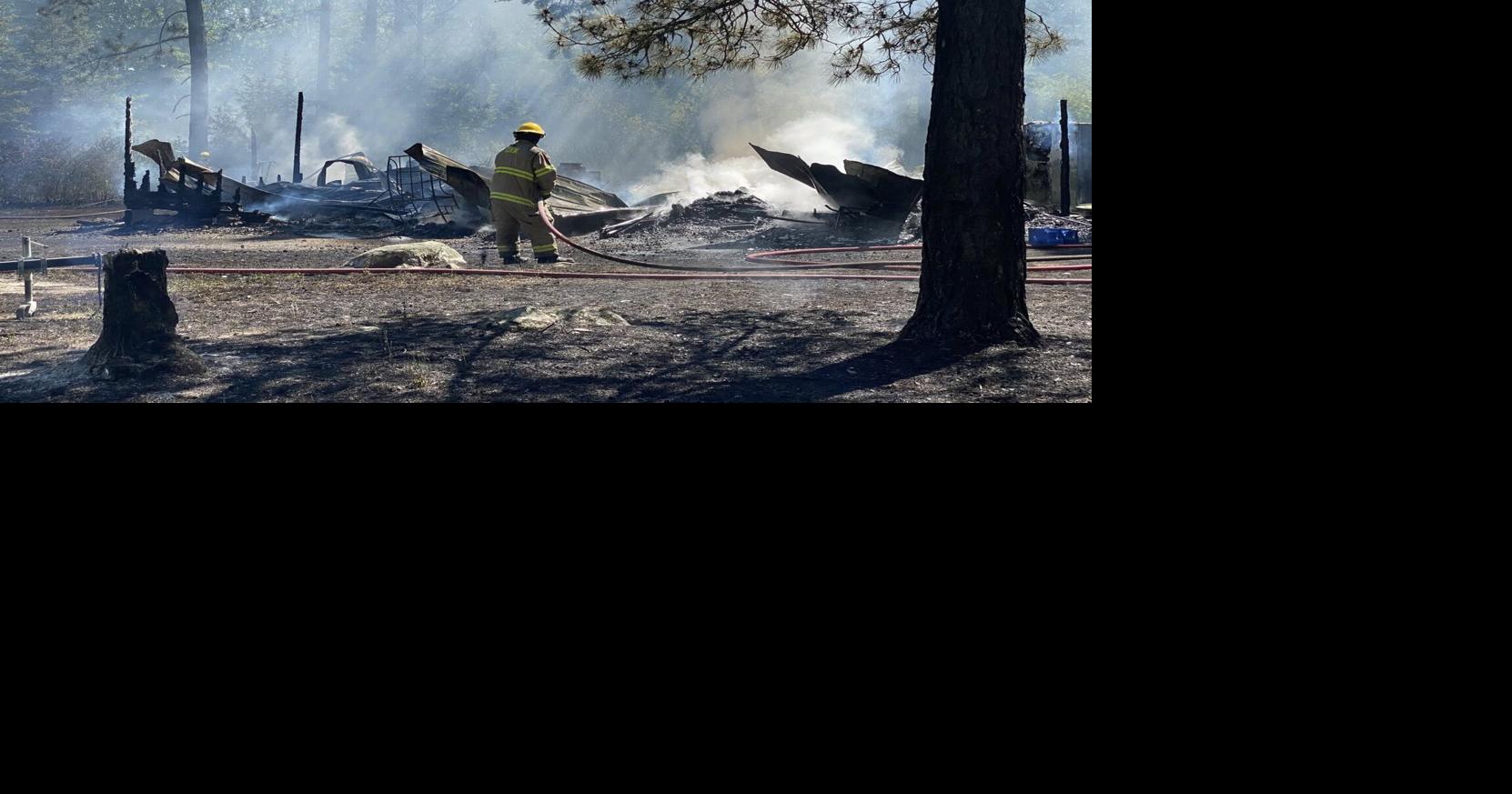 Seasonal cabin destroyed by fire in Beatty Township