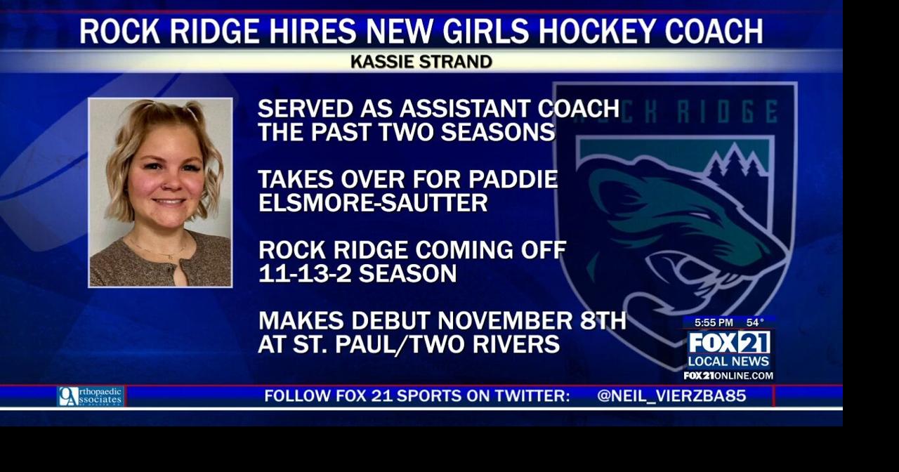 Rock Ridge Names Kassie Strand as New Girls Head Hockey Coach | High ...