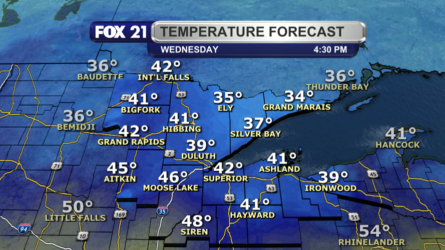 Warming up with showers likely Wednesday | Weather | fox21online.com