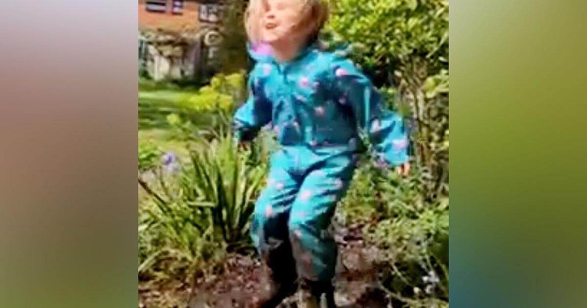 Five-year-old girl crowned World Puddle Jumping Champion | US & World ...
