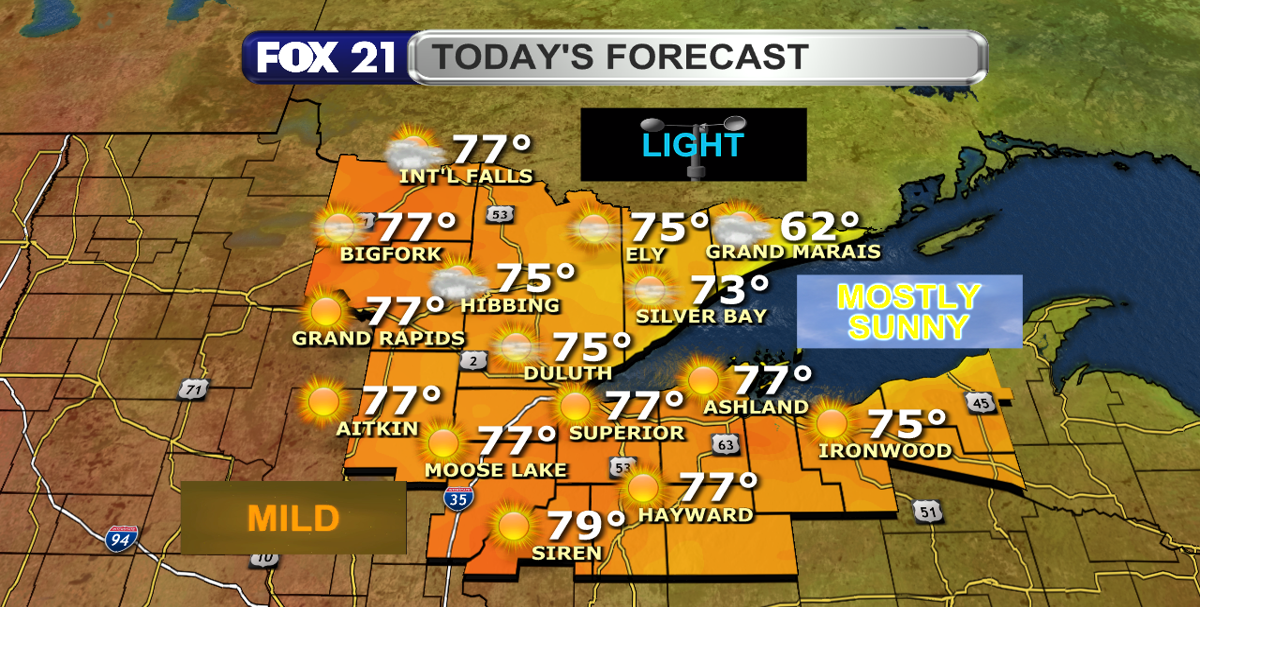 A mild and sunny Thursday to enjoy before a warm, muggy, and stormy Friday