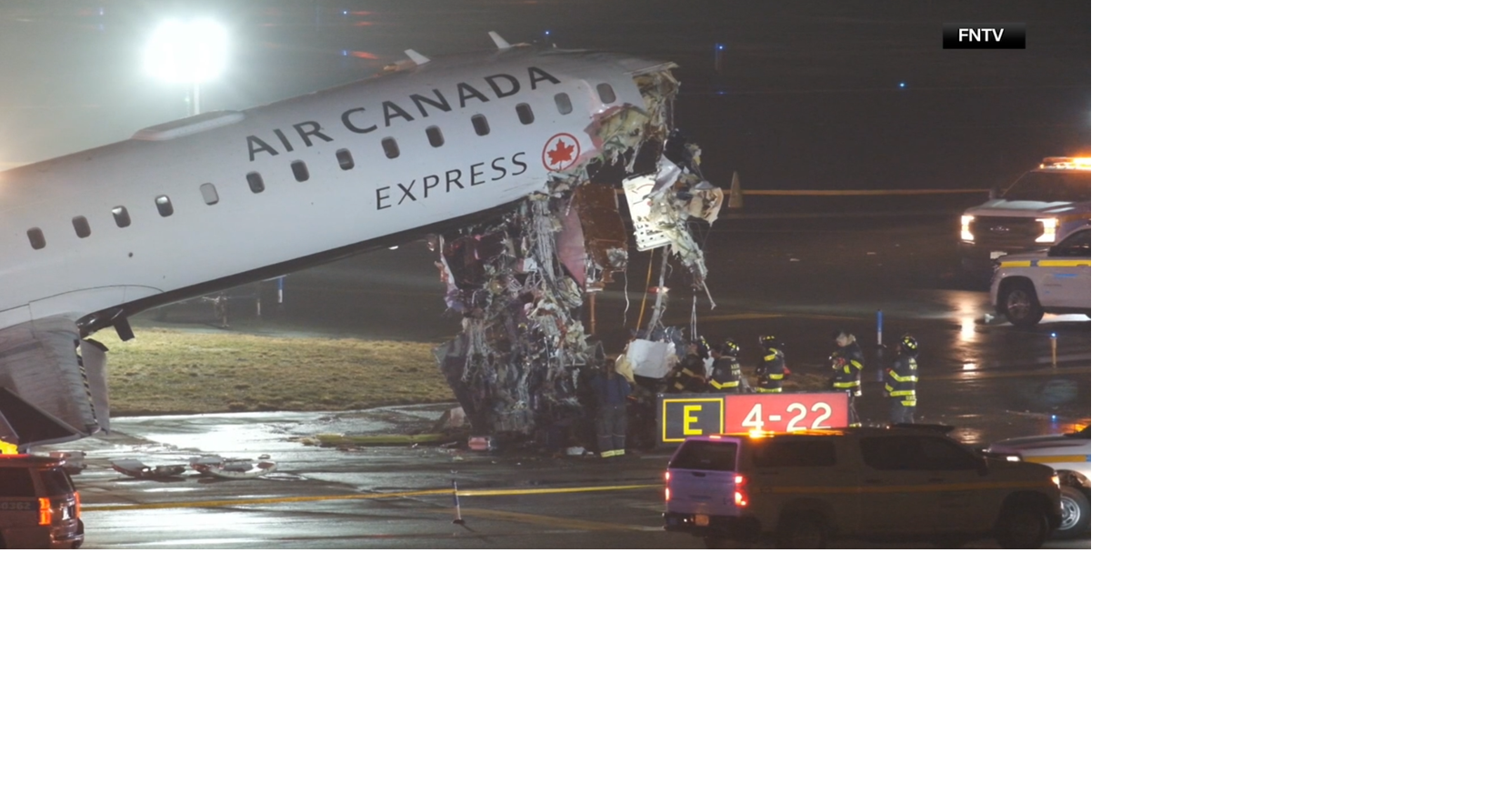 Pilot and copilot killed in collision between jet and fire truck at New ...