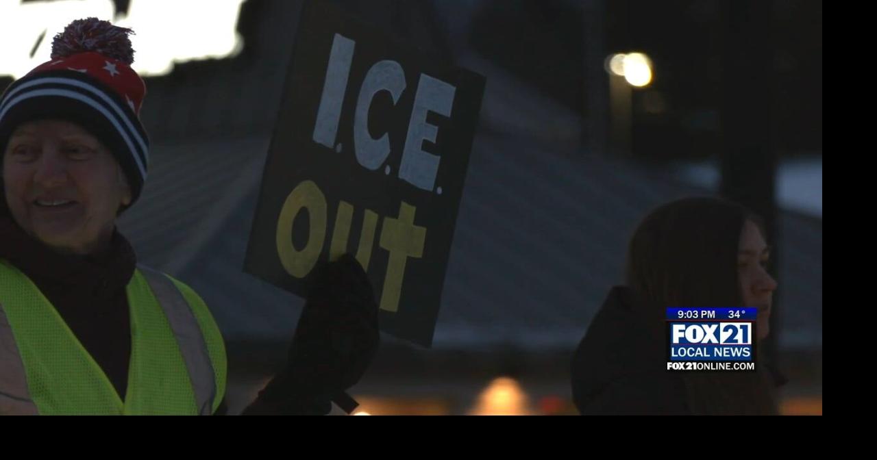 Candlelight vigil and “ICE out for good” protest in Cloquet | News ...