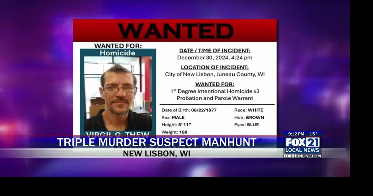Manhunt for Triple Murder Suspect Grows in Wisconsin | News ...
