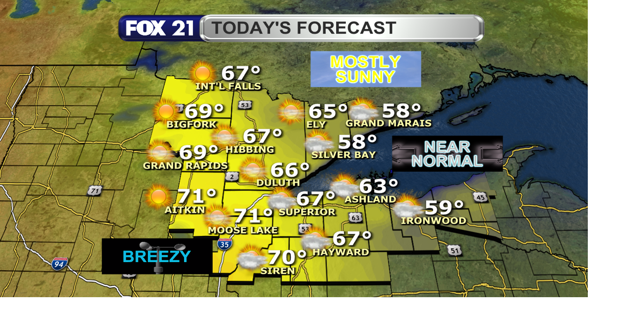 Seasonal and sunny Wednesday with warmer weather to come later this ...