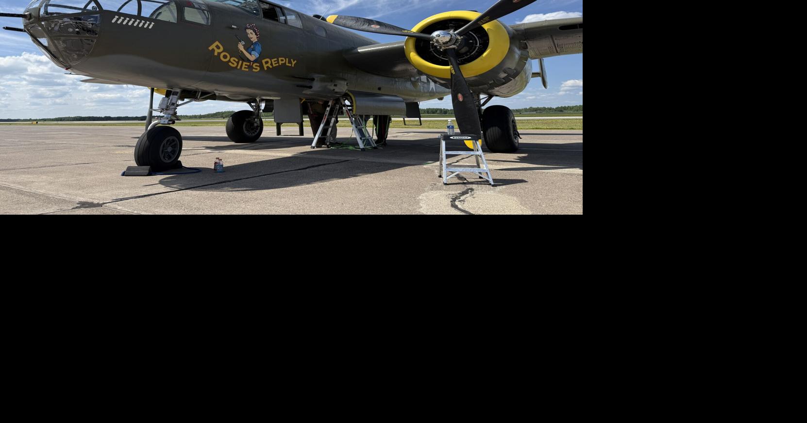FOX 21 takes flight inside a World War II B-25 bomber before Duluth Airshow