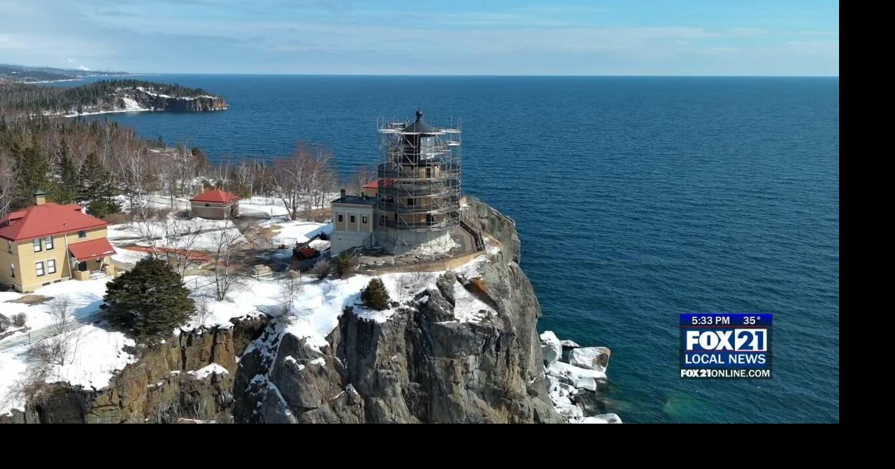 Split Rock Lighthouse undergoes first major restoration in over a ...