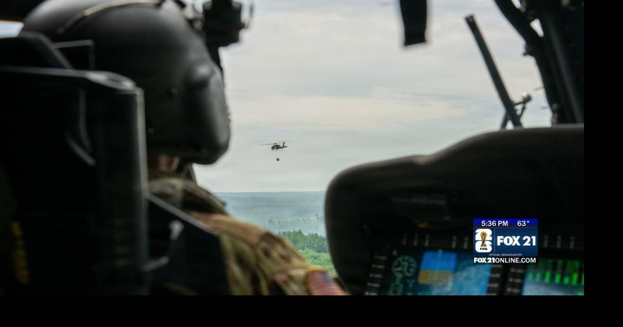 Minnesota National Guard service members discuss recent wildfire activation