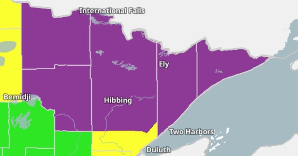 Very Unhealthy Air Quality Alert coming for many parts of Northern Minnesota