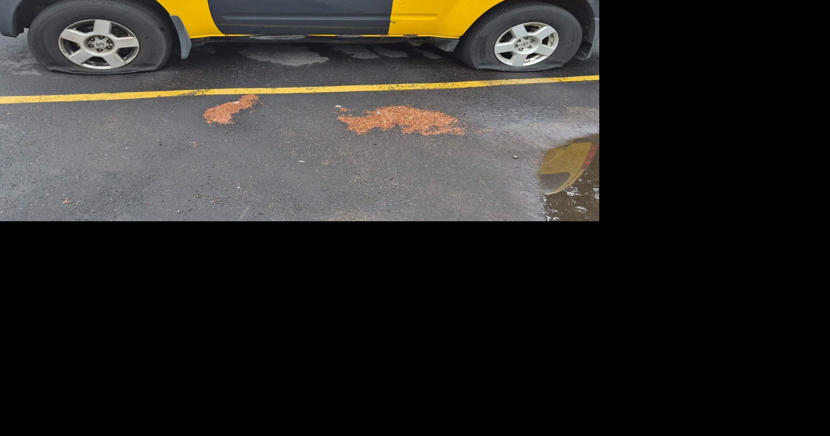 Dozens of tires slashed in the parking lot of Gateway Towers in Duluth