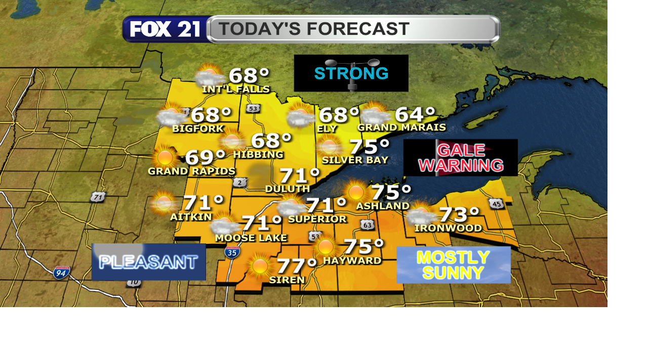 A seasonal, windy, and sunny Wednesday before warmth returns later in the week
