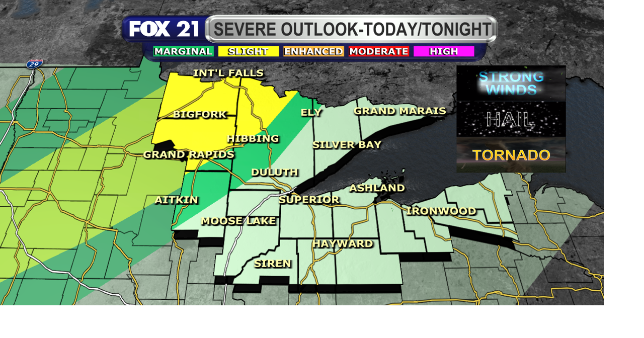 Warm and muggy day with potentially severe storms overnight