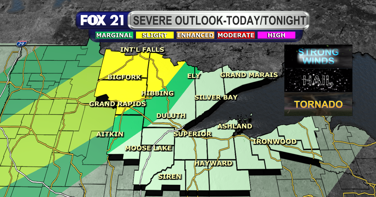 Warm and muggy day with potentially severe storms overnight