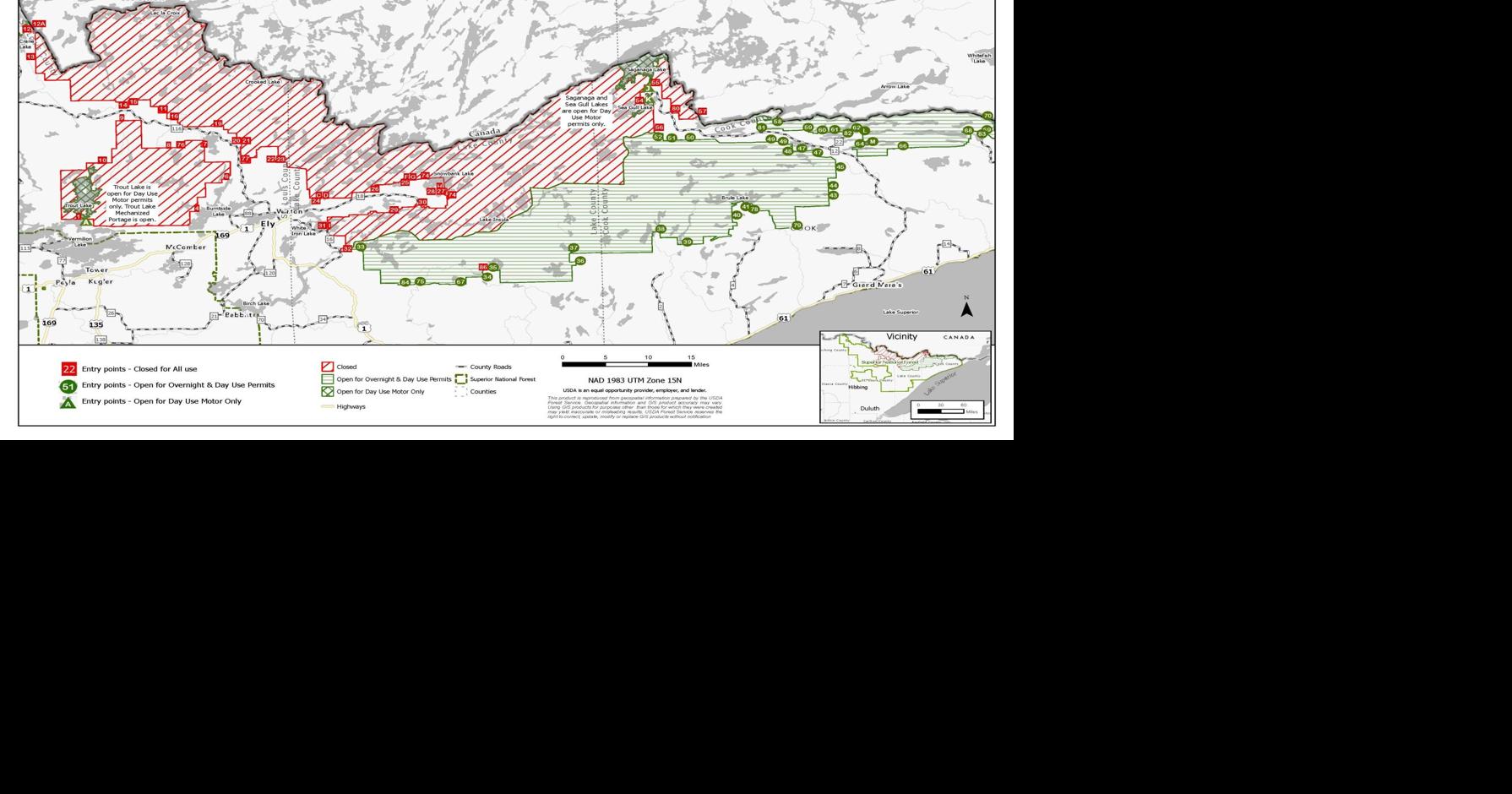 Forest Service to partially reopen the Boundary Waters amid ongoing wildfires