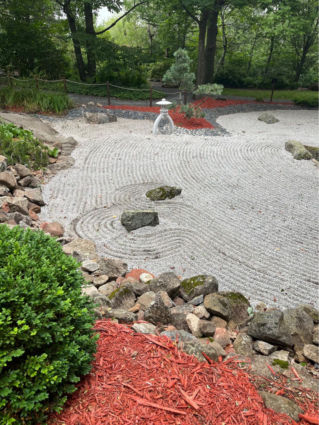 Duluth's Japanese Garden Lantern Vandalized, Yet Hope Shines On