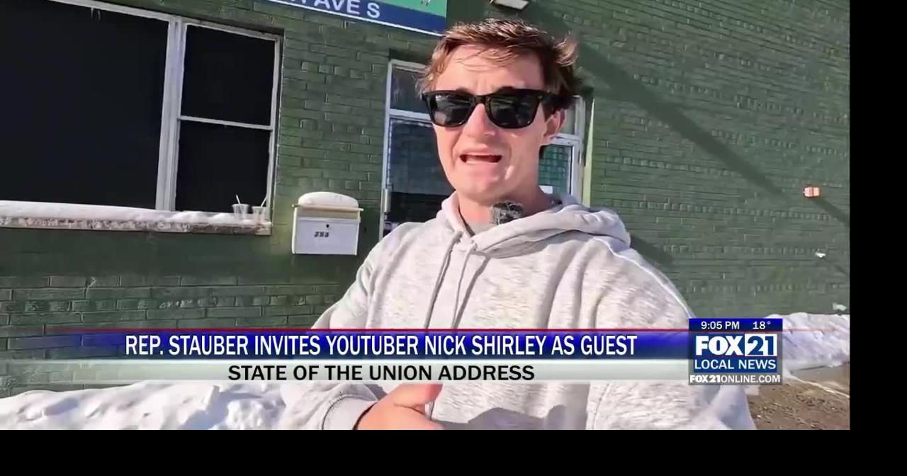 Congressman Pete Stauber invites Nick Shirley to State of the Union Address