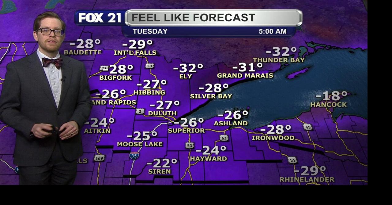Monday Evening Northland Forecast: 1/19/2026 | Weather | fox21online.com