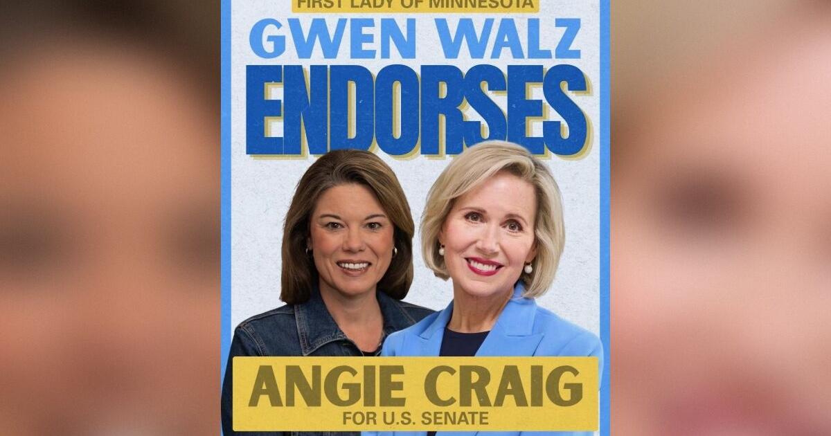 Gov. Walz wife endorses candidate running against husband's Lt ...