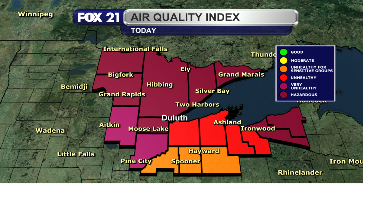 Wildfire smoke to improve as hot conditions move in along with storms