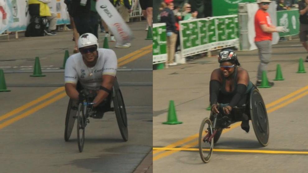 Sanclemente three-peats as men's wheelchair champion, Wheeler wins first title