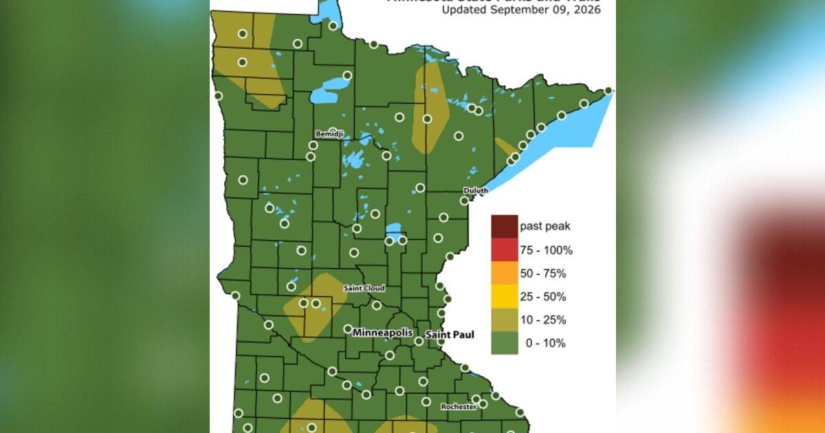 Minnesota DNR releases first 2026 Fall color map