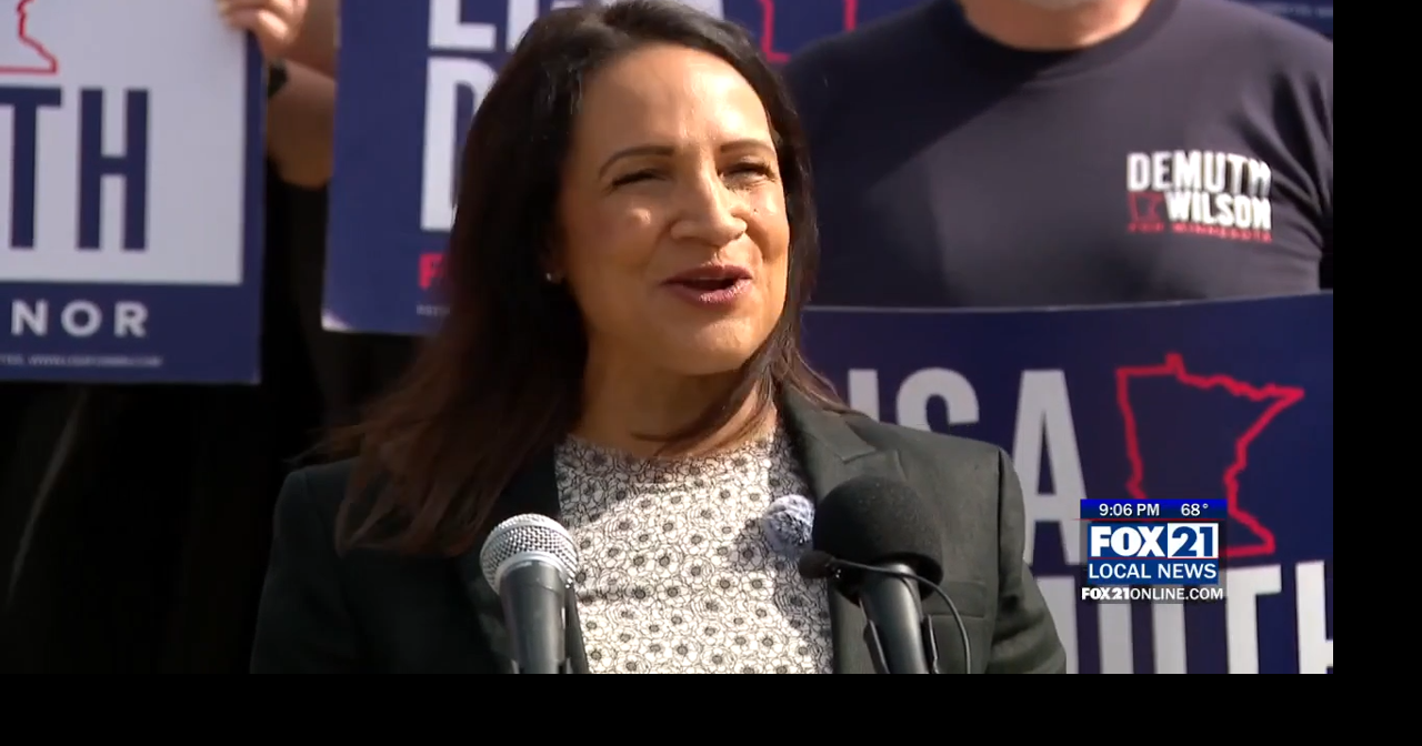 Minnesota gubernatorial candidate Lisa Demuth speaks on Republican primary win