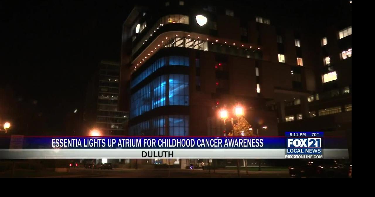 Essentia Lights up Atrium for Childhood Cancer Awareness | News ...