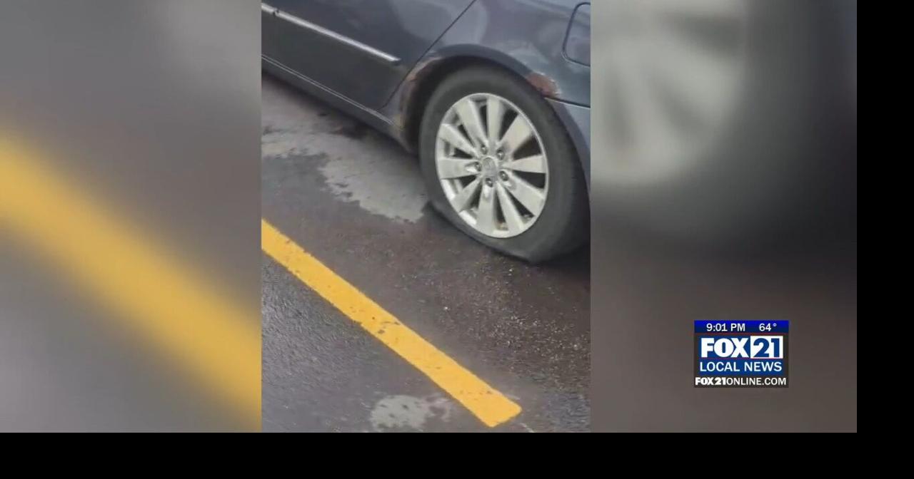 Dozens of tires slashed in the parking lot of Gateway Tower in Duluth