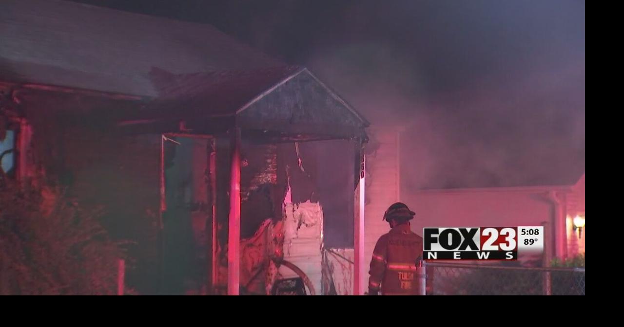 Crews battle house fire in north Tulsa News