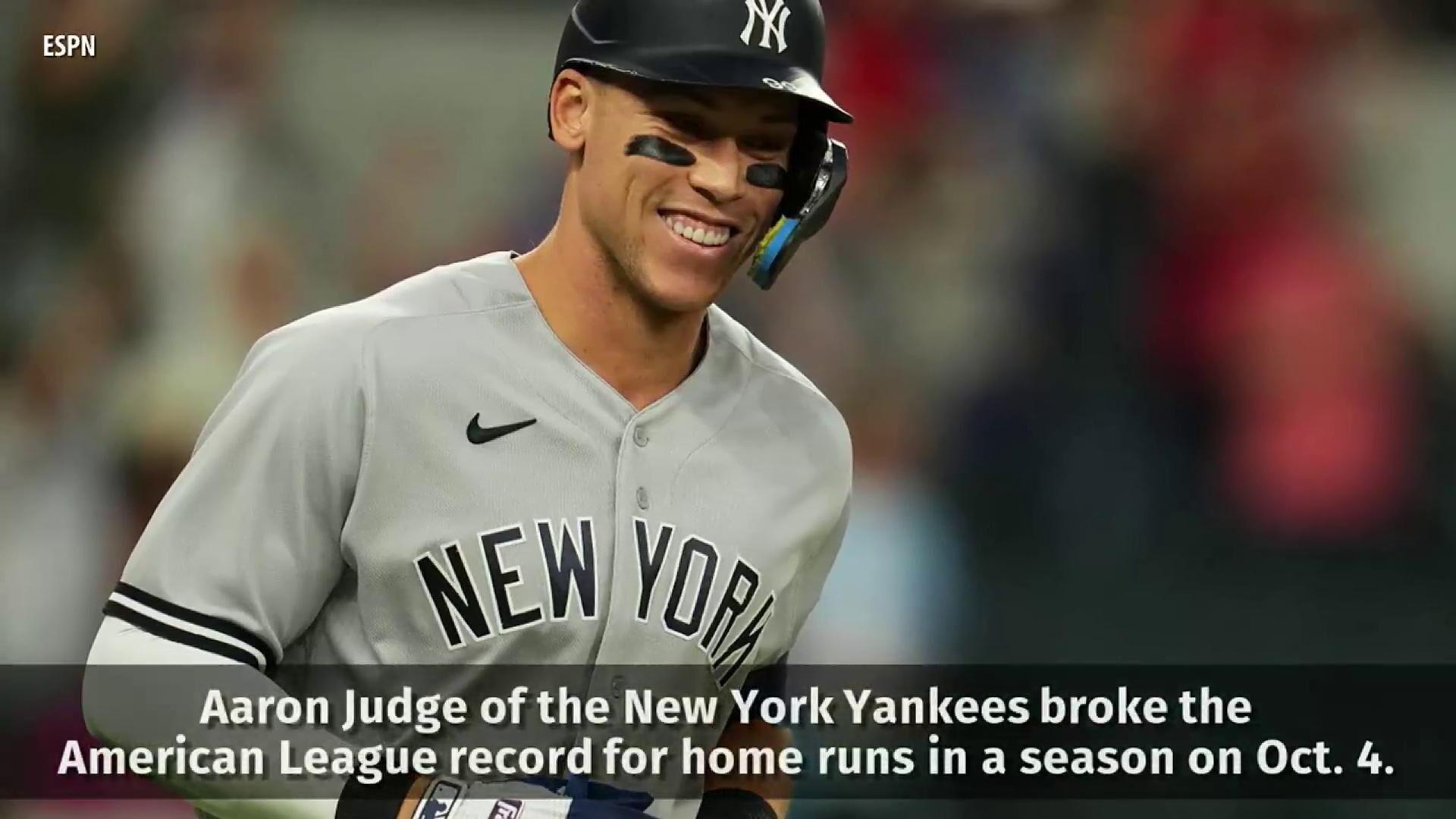 American League's Aaron Judge, of the New York Yankees, Corey
