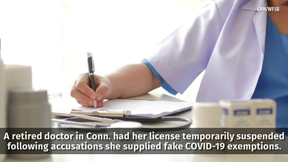 Conn. Physician Suspended For Signing Fake COVID-19 Vaccine