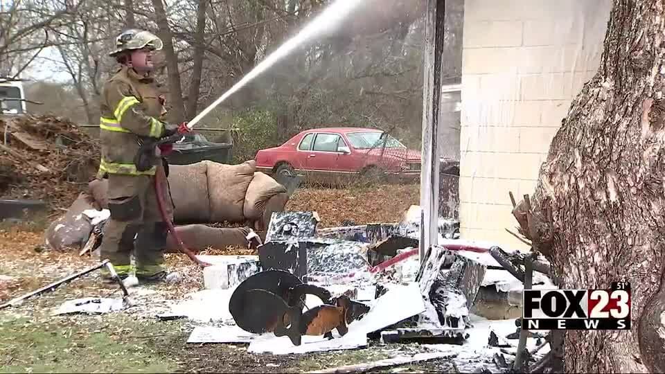 Firefighters Transport Water Almost A Mile To Reach Turley House Fire ...