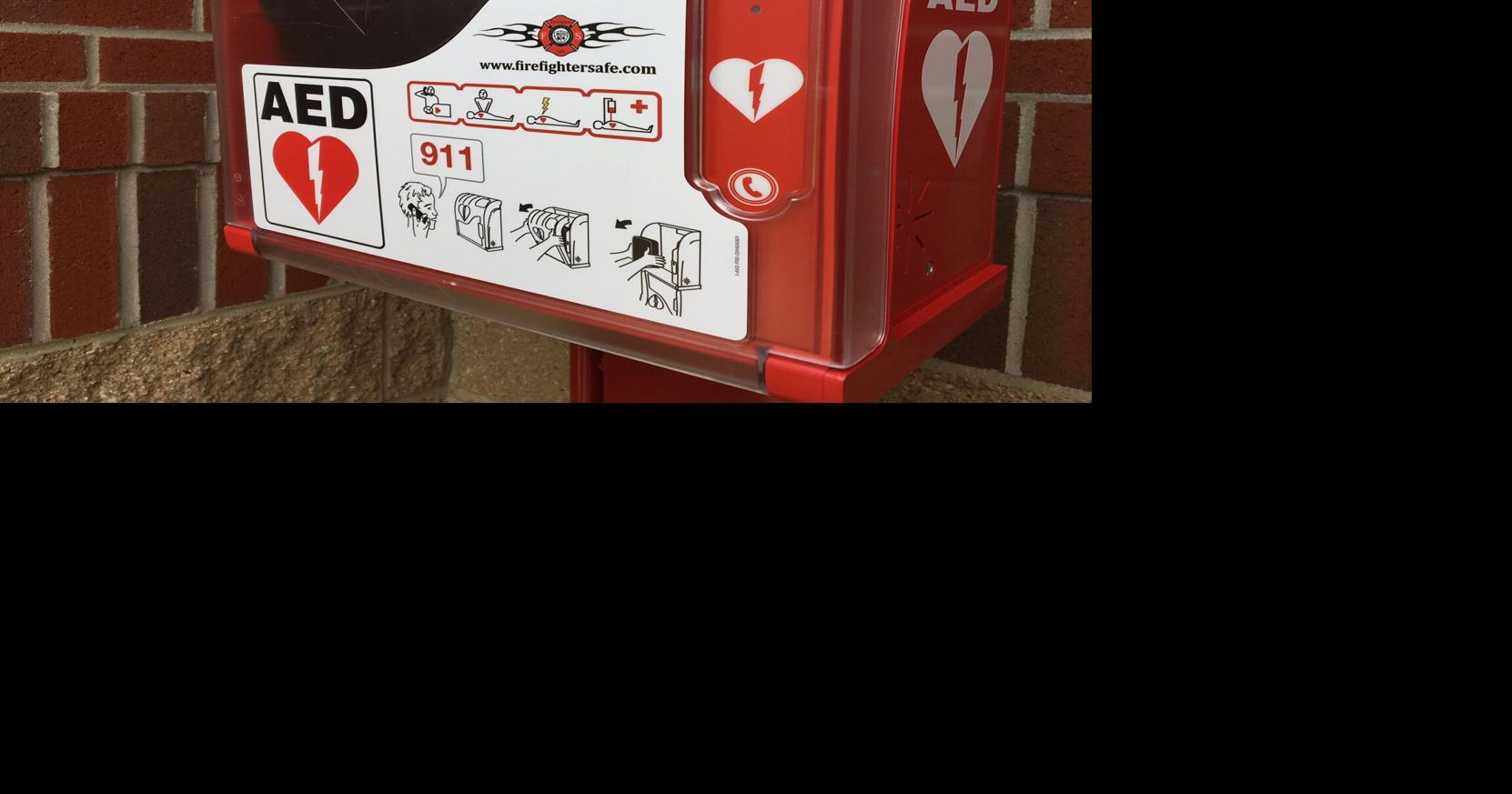 Company donates AED machine to Prue Elementary School Local & State