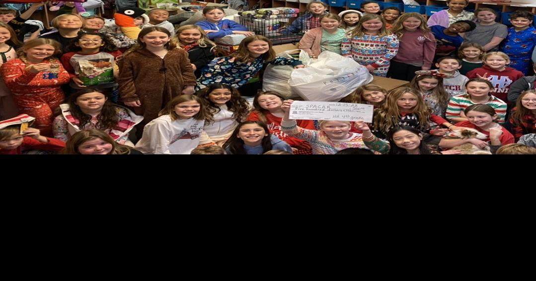 Holland Hall fourth graders drop off supplies to Skiatook animal rescue