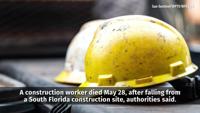 Construction worker falls to her death from Florida condo