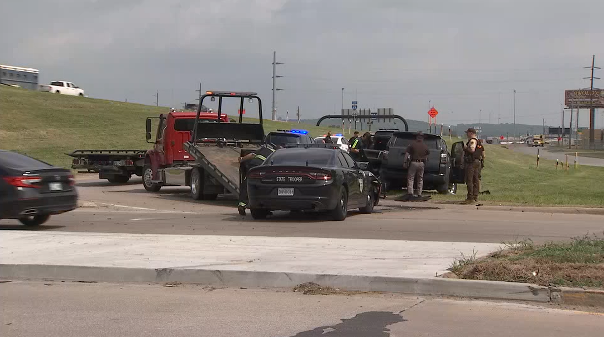 OHP Trooper Involved In Three-vehicle Crash, One Arrested After Running ...