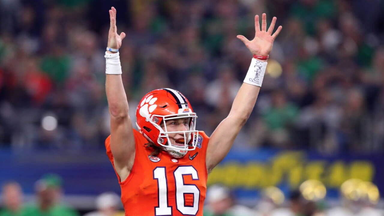 Clemson QB Trevor Lawrence and Girlfriend Marissa Mowry Clearly