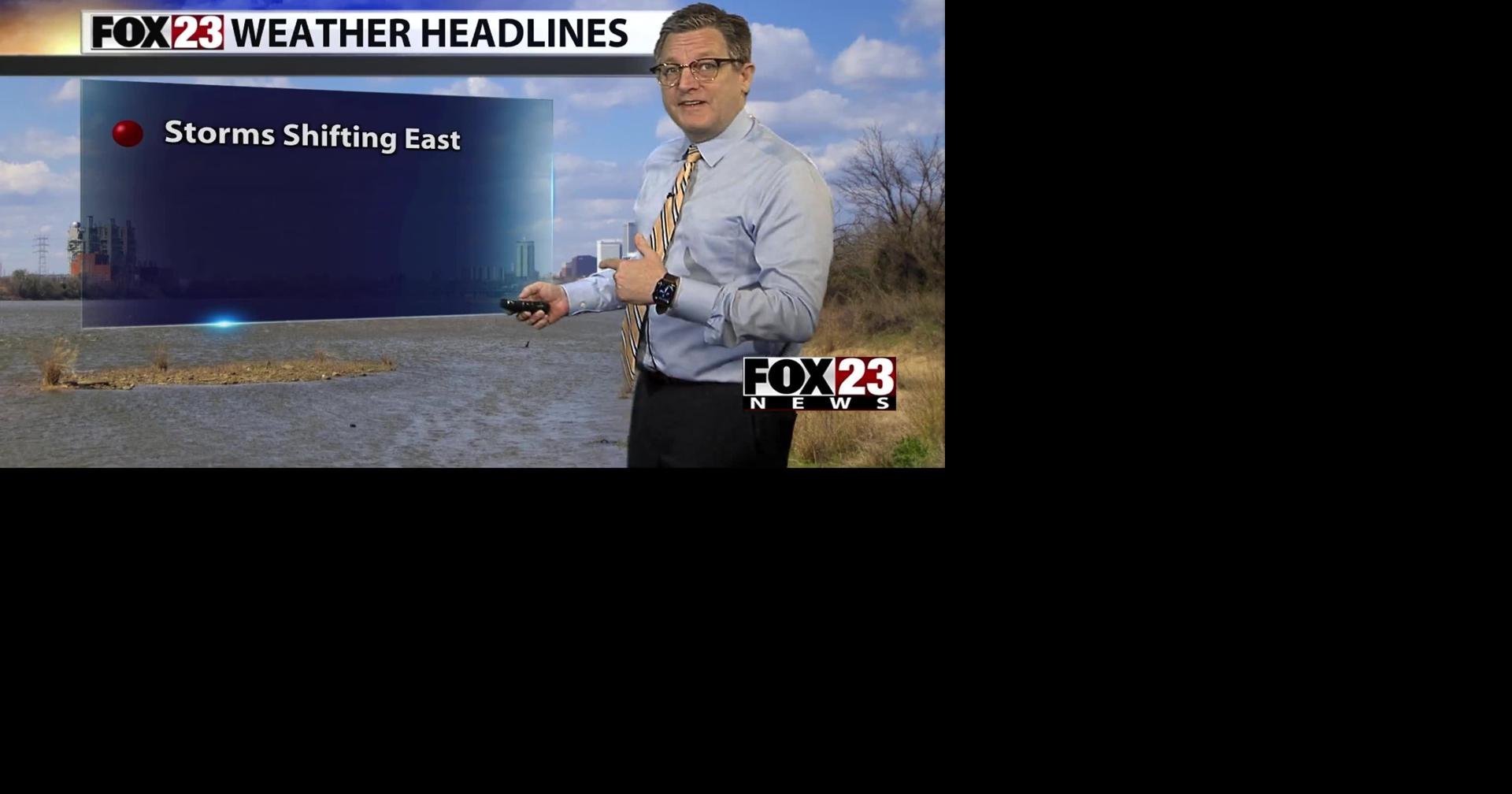 FORECAST Isolated severe storms east of Tulsa this evening Weather