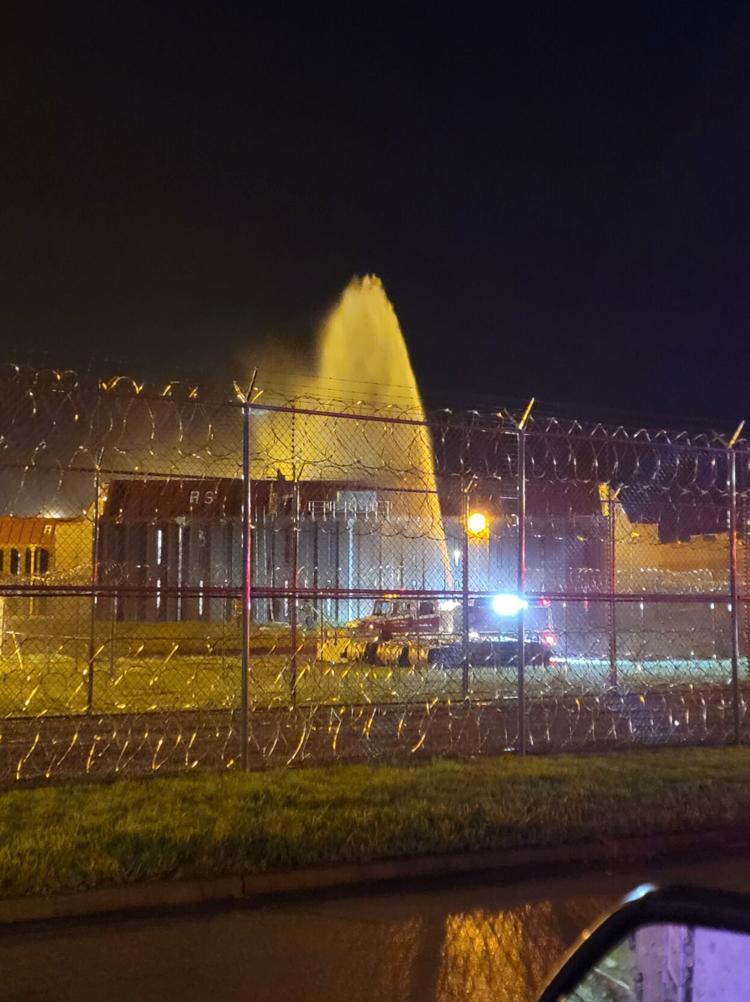 Holdenville Fire Department contains a blaze at the Davis Correctional