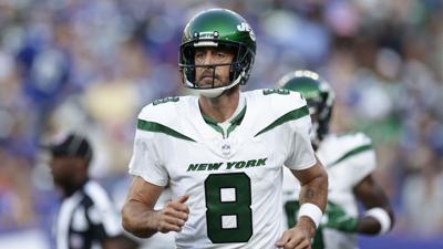 Rodgers injured on Monday night football just three snaps into Jets debut