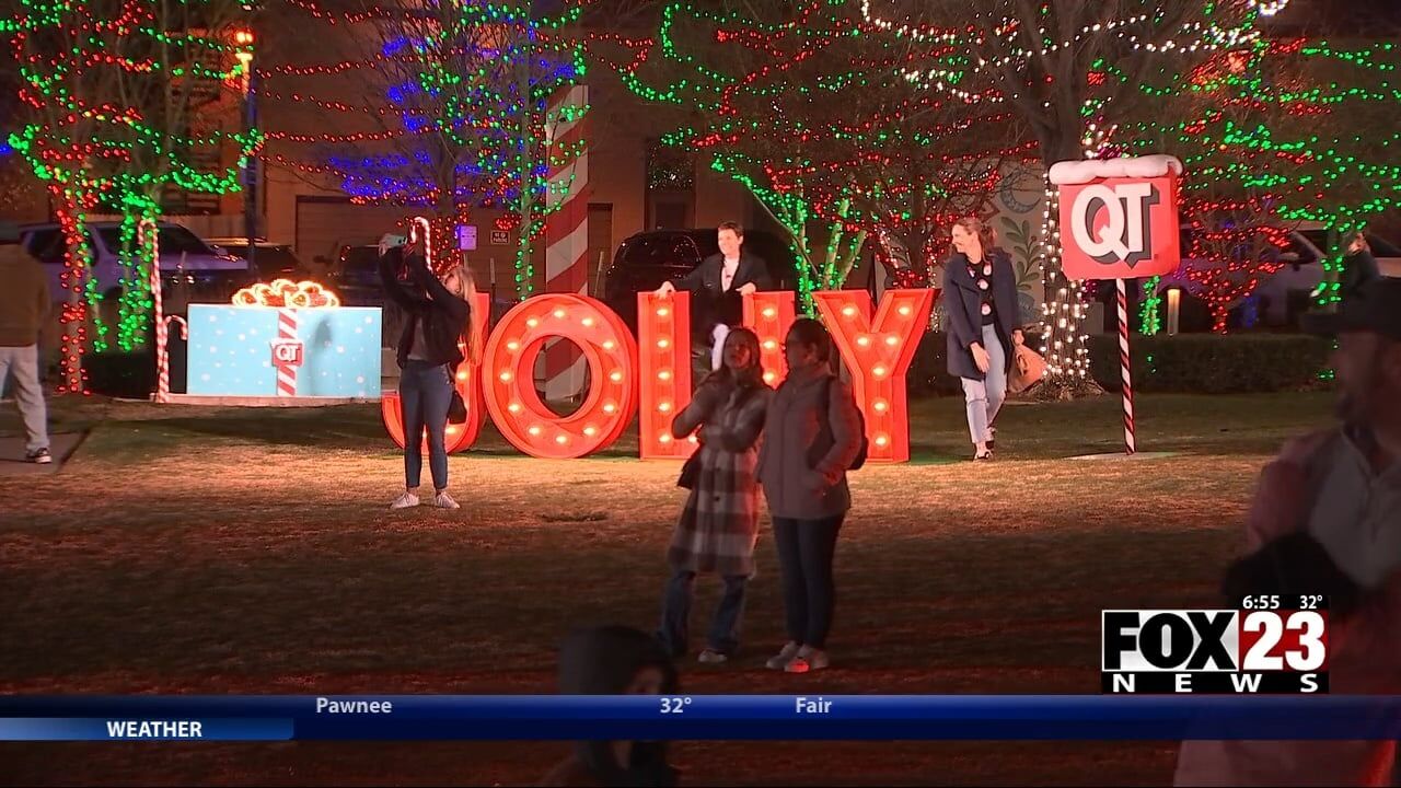 QuikTrip transforms Guthrie Green into JollyTown holiday experience  News  fox23.com